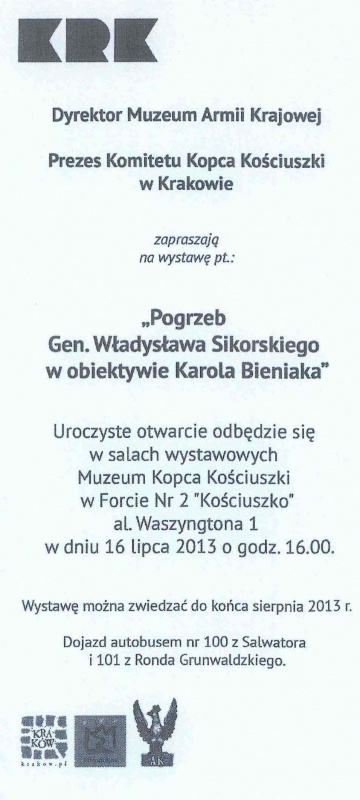 Pogrzeb gen. Władysława Sikoeskiego