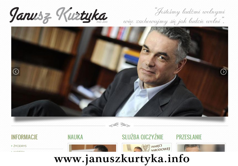 Zapraszamy do odwiedzenia strony poświęconej Januszowi Kurtyce