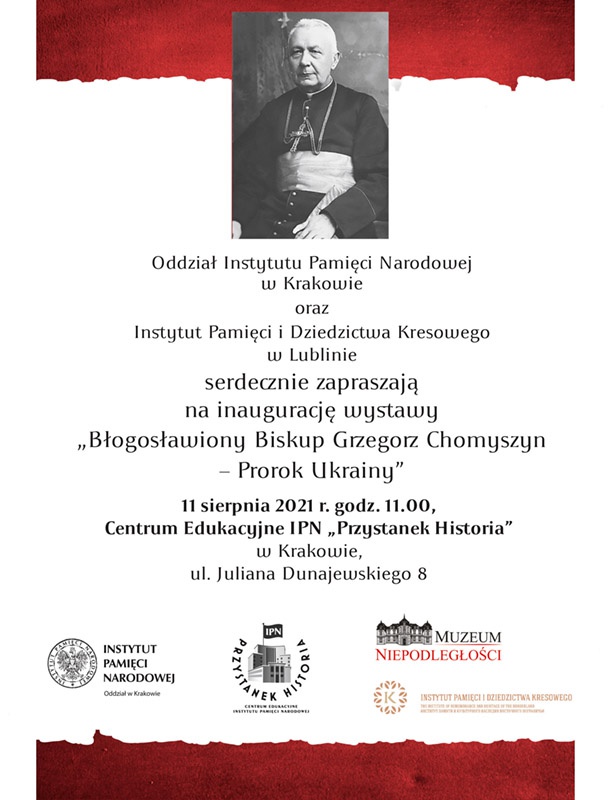 Wystawa biskup Grzegorz Chomyszyn