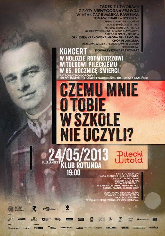 Koncert w hołdzie Witoldowi Pileckiemu