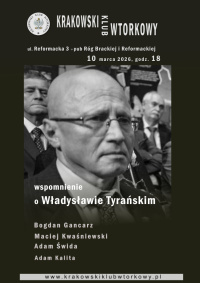 Wspomnienie o Władysławie Tyrańskim. 